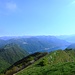 Qui si vede bene la cresta del monte di Tremezzo recentemente percorsa