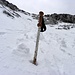 30-40 Zentimetern Neuschnee am Südflanke des Maldongrat, 27 Juni 2013!