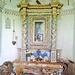 L'interno della cappella della madonna del Carmine a Selveglio.