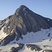 Schesaplana, 2964 m, höchster Berg des Rätikon, in der Morgensonne und von der Mannheimer Hütte aus gesehen (im Zoom)