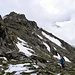 Im Aufstieg zum Hinteres Alpjoch,2425m-links im Bild.