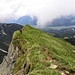 Auf Gratverlauf zum Vorderes Alpjoch,2121m.