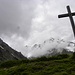 Hinteres Alpjoch(2425m) und Muttekopf(2774m), von Vorderes Alpjoch ausgesehen.