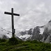  Muttekopf(2774m),Scharnitzsattel(2441m) und Hintere Platteinspitze(2723m)  von Vorderes Alpjoch ausgesehen.