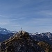 Teufelstättkopf mit Panorama vom Doppelgipfel aus fotografiert