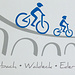das Logo des Ederseebahn-Radweges