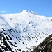 Una panoramica sulla Val Termine, con le cime del Pizzo dell'Uomo, in tuto il suo splendore l'anticima.