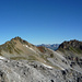 Zwei schöne Berggestalten: Piz Chazfora und Piz Rims, mein Gipfel Nr. 1000