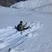 Volevo arrivare fino alla traccia di salita stamattina sullo sfondo per via slavina, ma mi sono purtroppo fermato prima ;)