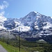 Eiger und Mönch mit Jungfraujoch
