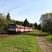 Triebwagenzug bei der Einfahrt in Mikulov-Nové Město (Os 26801)