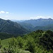 Der Blick über den Monte Ceneri ins Südtessin.