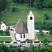 St. Peter zwischen Ober- und Niederdorf (Zoom vom Aussichtspunkt aus)