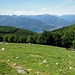 La radura dell'Alpe Cedullo, in stupenda posizione panoramica