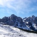 Blick Richtung Süden,Monte Mulaz(2906m)-links,Cima di Bureloni(3130m) und Cima della Venzzana(3192m)-mitte und Cimon della Pala(3184m)-rechts,hier mit  etwas Zoom...