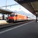 Einfahrender Intercity Chur - Basel SBB in den Bahnhof Landquart