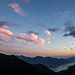 Sonnenuntergang bei der Alpe Odro