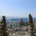 Blick über Gibraltar - es wuselt nur so vor Frachtschiffen und Tankern
