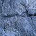 Val d'Uina Weg im Felsen gehauen