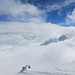 Blick vom Giübin aufs wolkenumtoste Maighelsgebiet