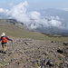 Abstieg Richtung Canada del Pico de los Machos, die Almgebäude sind noch ein gutes Stück entfernt
