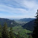 Blick zum Kofel und Oberammergau