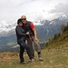 "Gipfelfoto" auf der Alp Scalottas