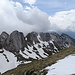 Der Blick zum Gätterifirst auf der südlichen Alpsteinkette.