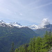 View on Mont Blanc from Gueulaz