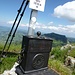 Die einzigartige Gipfelbuch-Box auf dem Neuenalpspitz