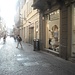 Via Mazzini, foto scattata dalle "quattro vie".