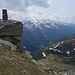 am Vorgipfel, mit Blick zur Waldneralm