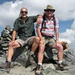 Raini & Neil on the Top of the Flüela Schwarzhorn