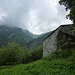 Da Prasain inferiore, la Valle del Rio di Prata con lo sperone dell'Alpe Taccarello 