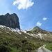 Rückblick auf Annalper Stecken und Annalper Stock vom Abstiegsweg durchs Dürenbachtal 