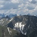 Kreuzspitzkamm vor der Hornbachkette und dem Hochvogel