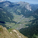 Blick von der Üntschenspitze nach Schoppernau