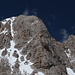 Monte Aquila - Nochmaliger Blick zum beeindruckenden Gipfelbereich des Corno Grande.