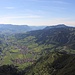 Tiefblick ins untere Ostrachtal