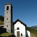 La chiesetta di Cala con campanile indipendente 