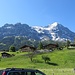 Parkplatz Grindelwald-Grund, Blick auf die Eigernordwand