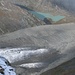 Tschiervagletscher und der (auf meiner Karte aus dem Jahr 1991 noch namenlose) Gletschersee des Vadret da Roseg; in der LK-Ausgabe von 1991 ist der See noch halb so gross wie auf der Ausgabe von 2006