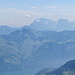 Blick zum Alpstein - die Luft war noch sehr feucht ..