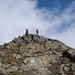Gipfel-(stein-)Männer auf dem hübschen Gipfelplateau