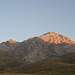 Morgenrot in der Ostflanke des Monte Prena (2561m).