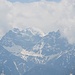 Hoher Angelus 3521 m und Tschengelser Hochwand 3375 m sind Riesen, die sich fast 2500 m über den Vinschgau erheben