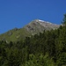 Von der Milderaunalm sieht man zum ersten Mal auf die Brennerspitze mit ihrem Ostgrat.