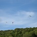 Paraglider über dem Laubberg.