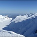 Blick auf den Gross- und Eggfirn (alles Rhonegletscher) mit dem höchsten Grenz-Urner, dem Dammastock 3630m