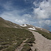 Im Abstieg zwischen Sella delle Ciaule/Rifugio Zilioli und Forca di Presta - Rückblick bergwärts.